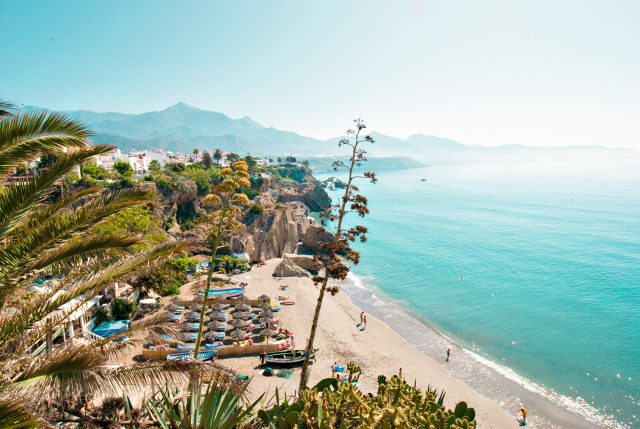 Nerja i Andalusien